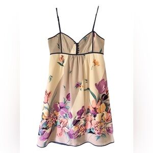 Yumi Kim | Silk Tropical Flower Print Sundress with Adjustable Straps, Small